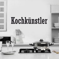 Kochkünstler - Wandtattoo
