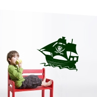 Piratenschiff Paul - Wandtattoo