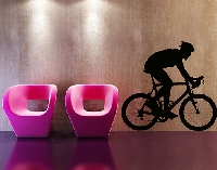 WandTattoo No.361 Mountainbiker 1