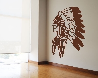 WandTattoo No.430 Indianerhäuptling