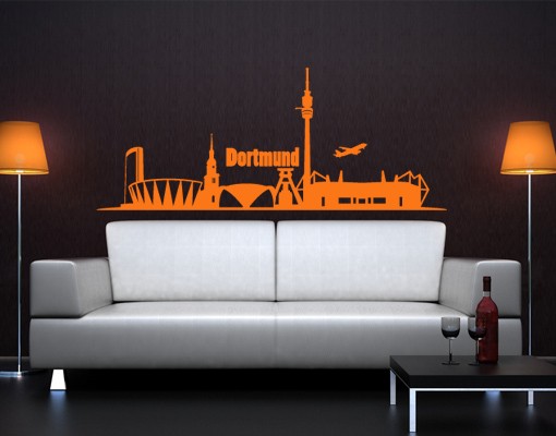 Wandtattoo Skyline Dortmund
