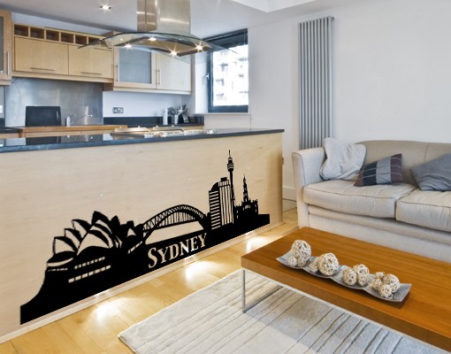 Wandtattoo Skyline Sydney