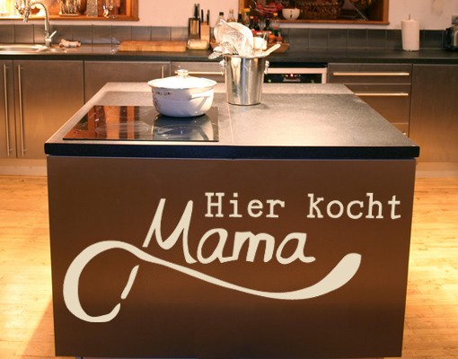 Wandtattoo ..kocht Mama